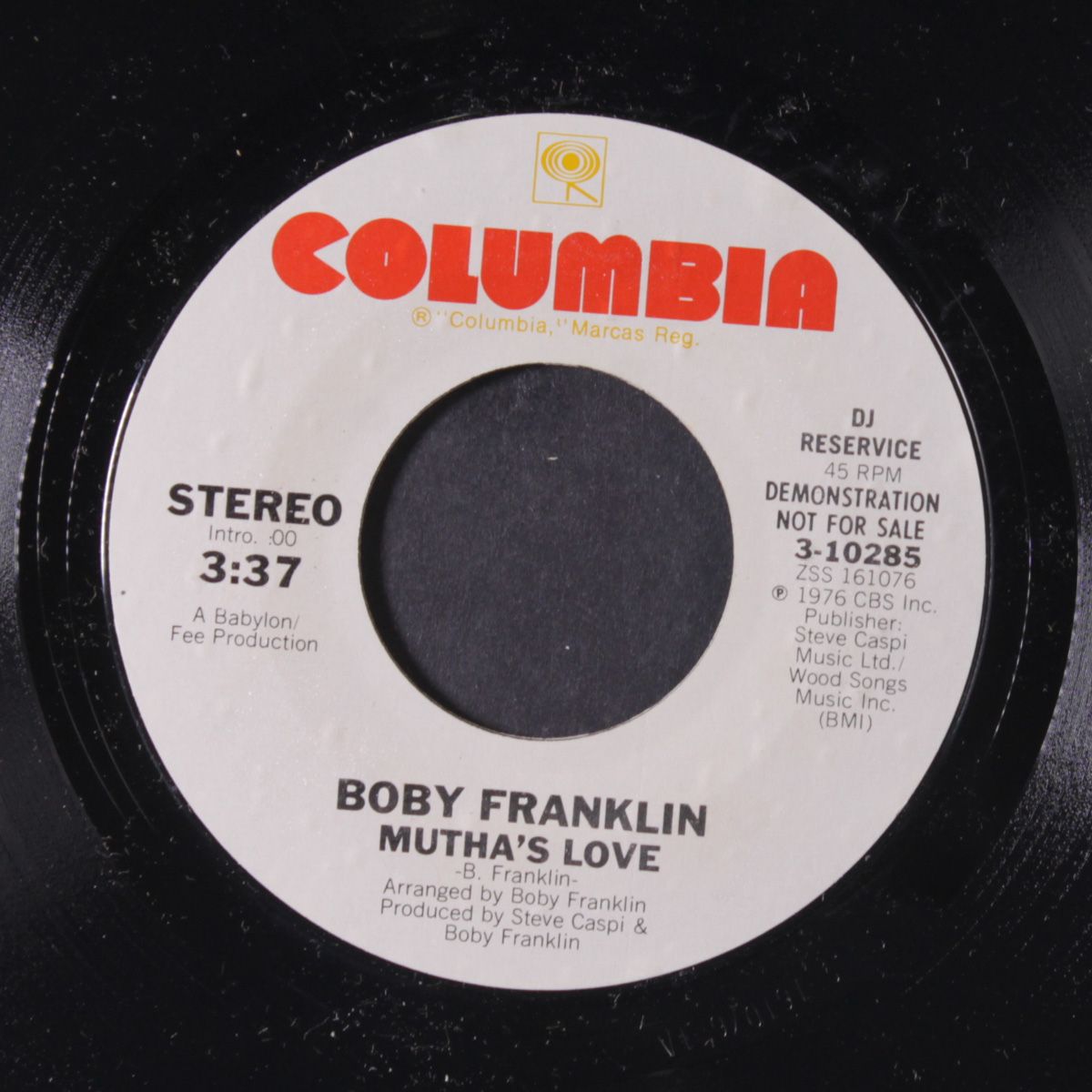 mutha's love / same by BOBY FRANKLIN