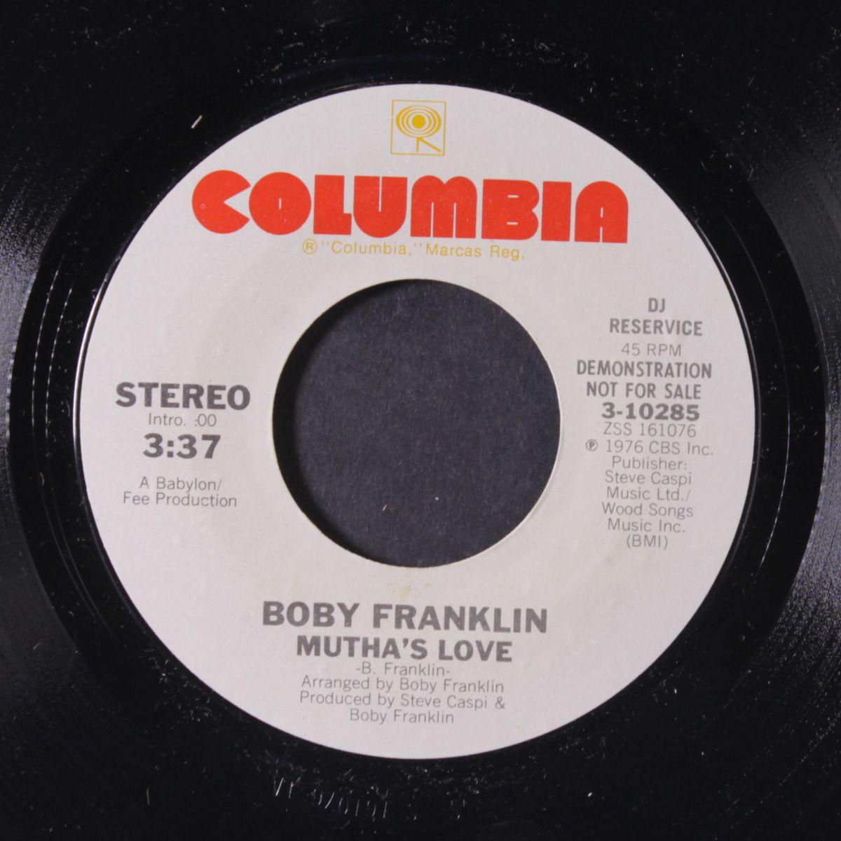 mutha's love / same by BOBY FRANKLIN