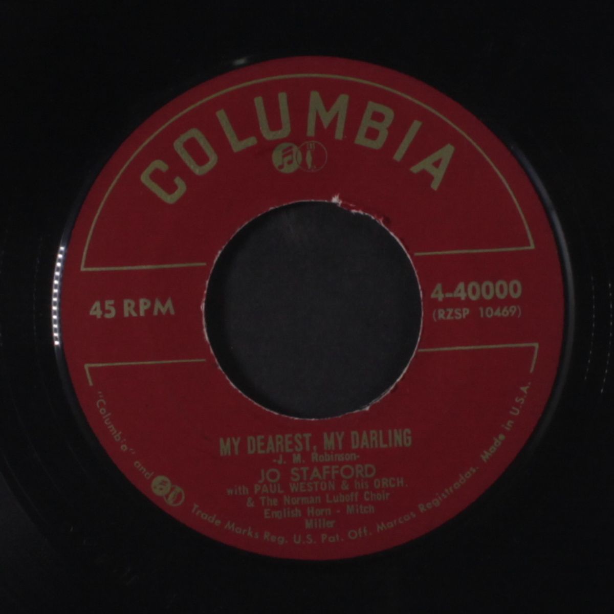 my dearest, my darling / just another polka by JO STAFFORD