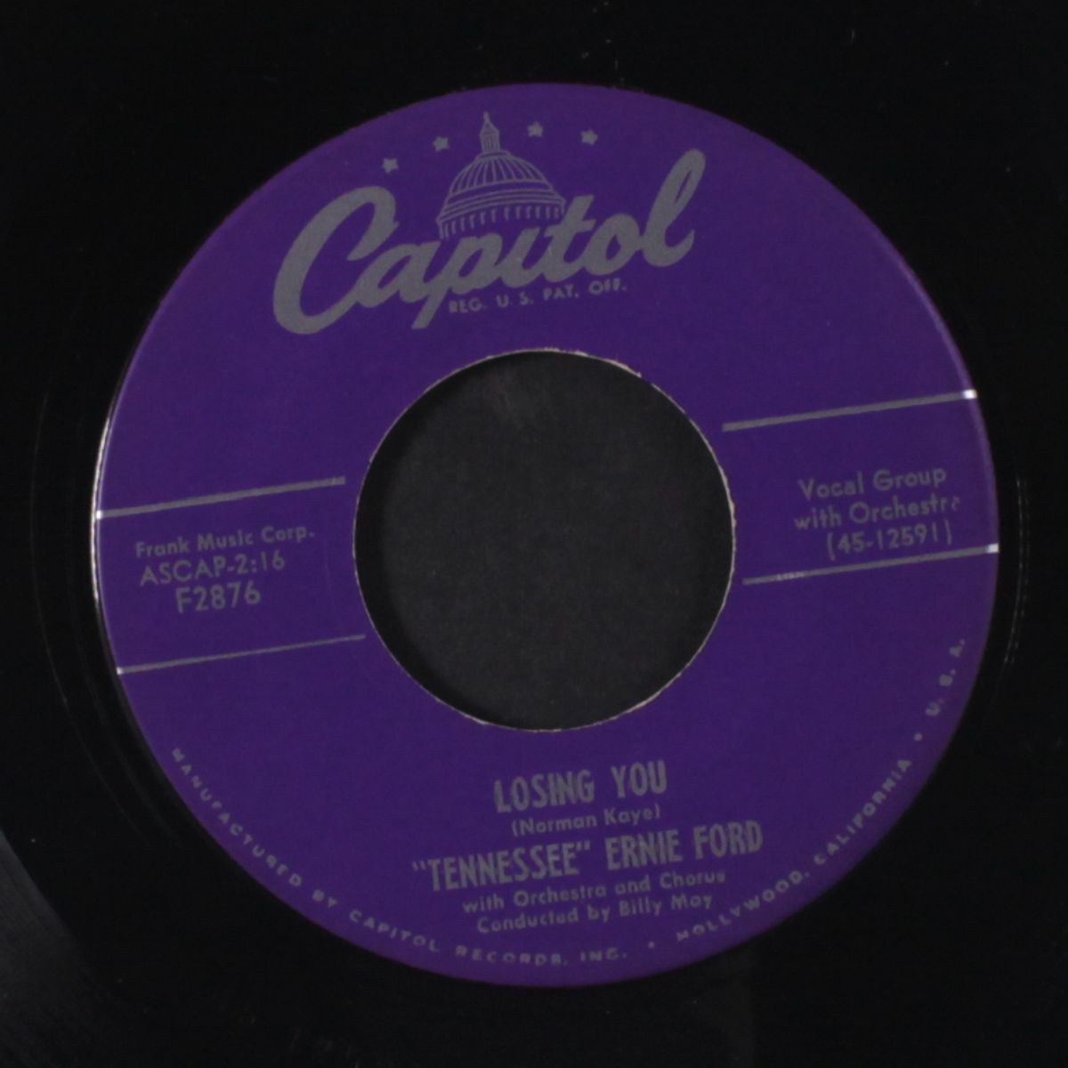 eins, zwei, drei / losing you by TENNESSEE ERNIE FORD