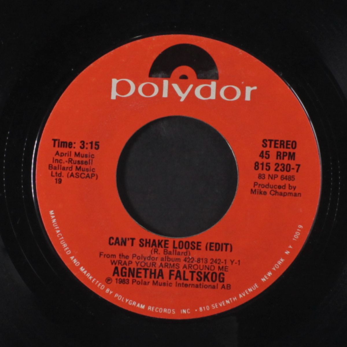 can shake loose / man by AGNETHA FALTSKOG