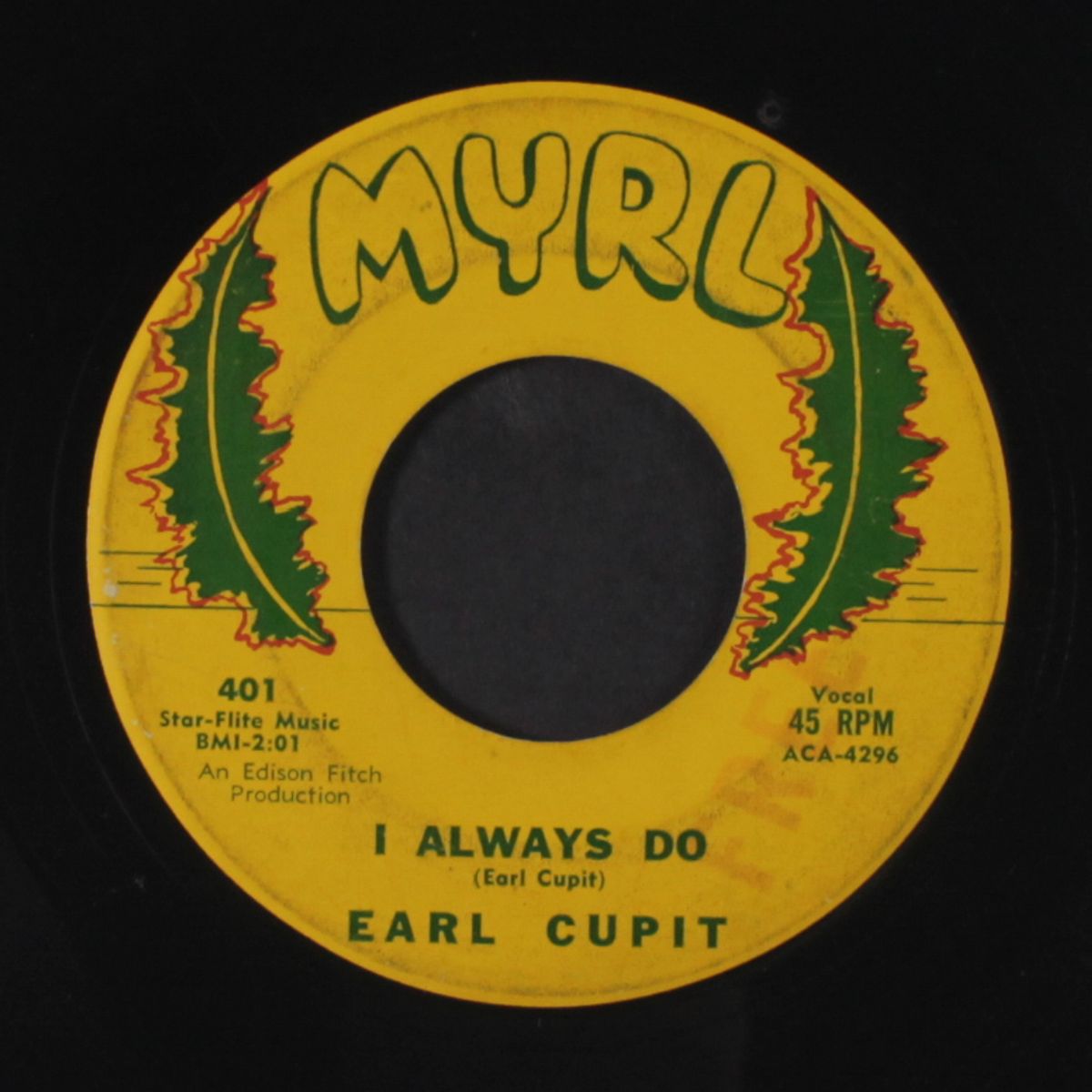 don't touch me / i always do by EARL CUPIT