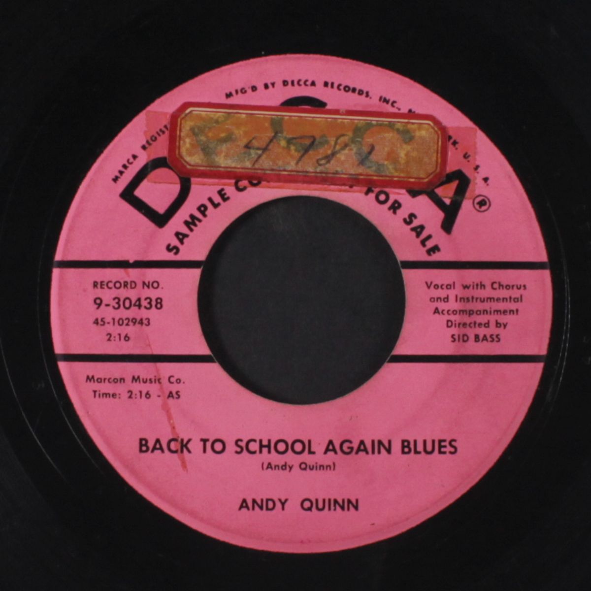rock-a-boogie / back to school again blues by ANDY QUINN