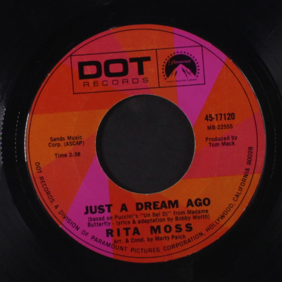 the measure of a man / just a dream ago by RITA MOSS