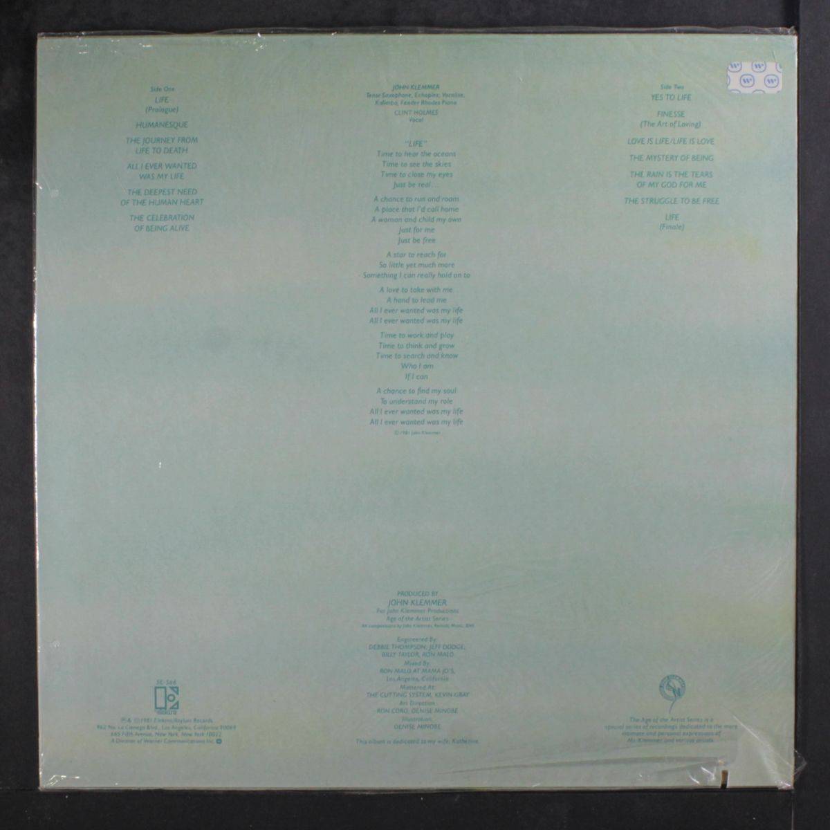 solo saxophone ii- life by JOHN KLEMMER