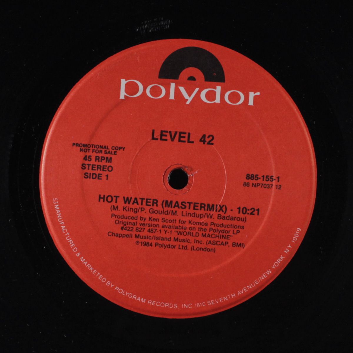 hot water by LEVEL 42