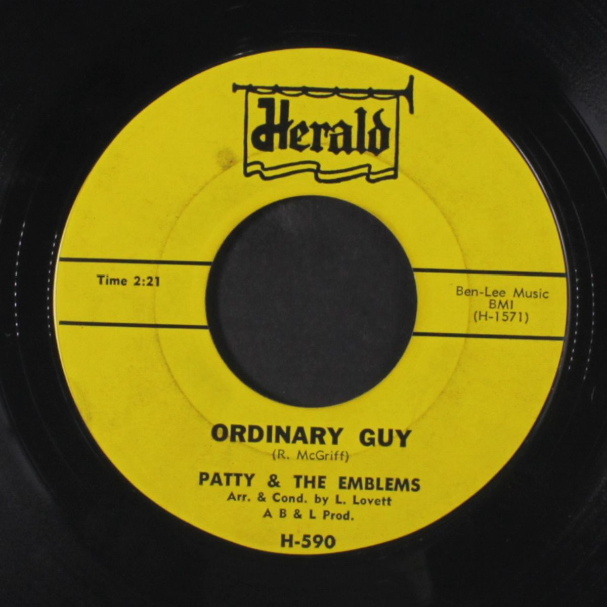 mixed-up, shook-up, girl / ordinary guy by PATTY & EMBLEMS