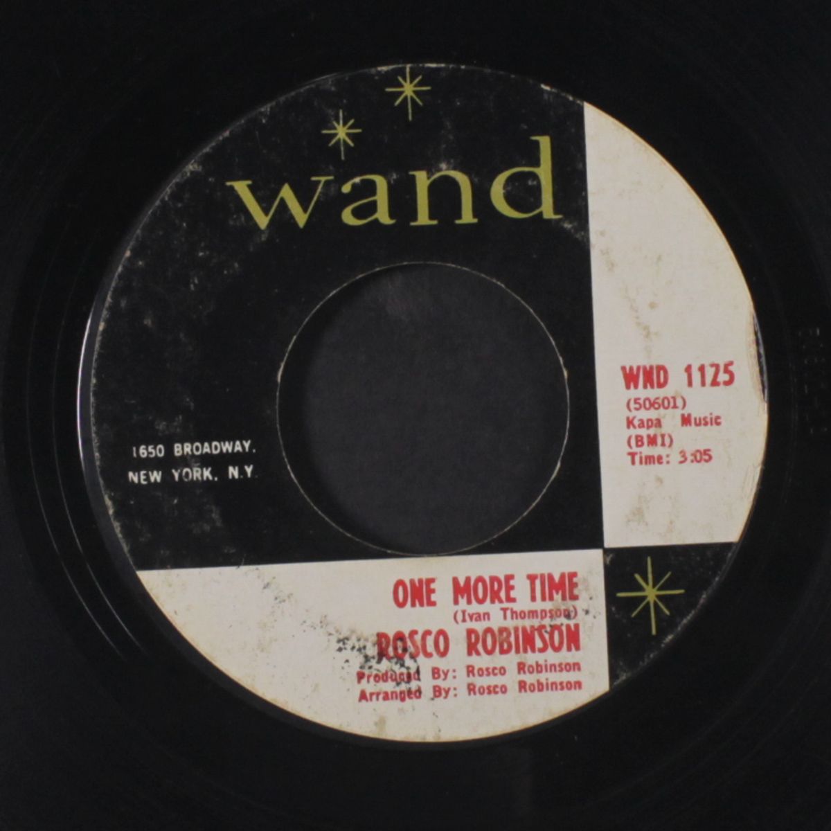 that's enough / one more time by ROSCOE ROBINSON