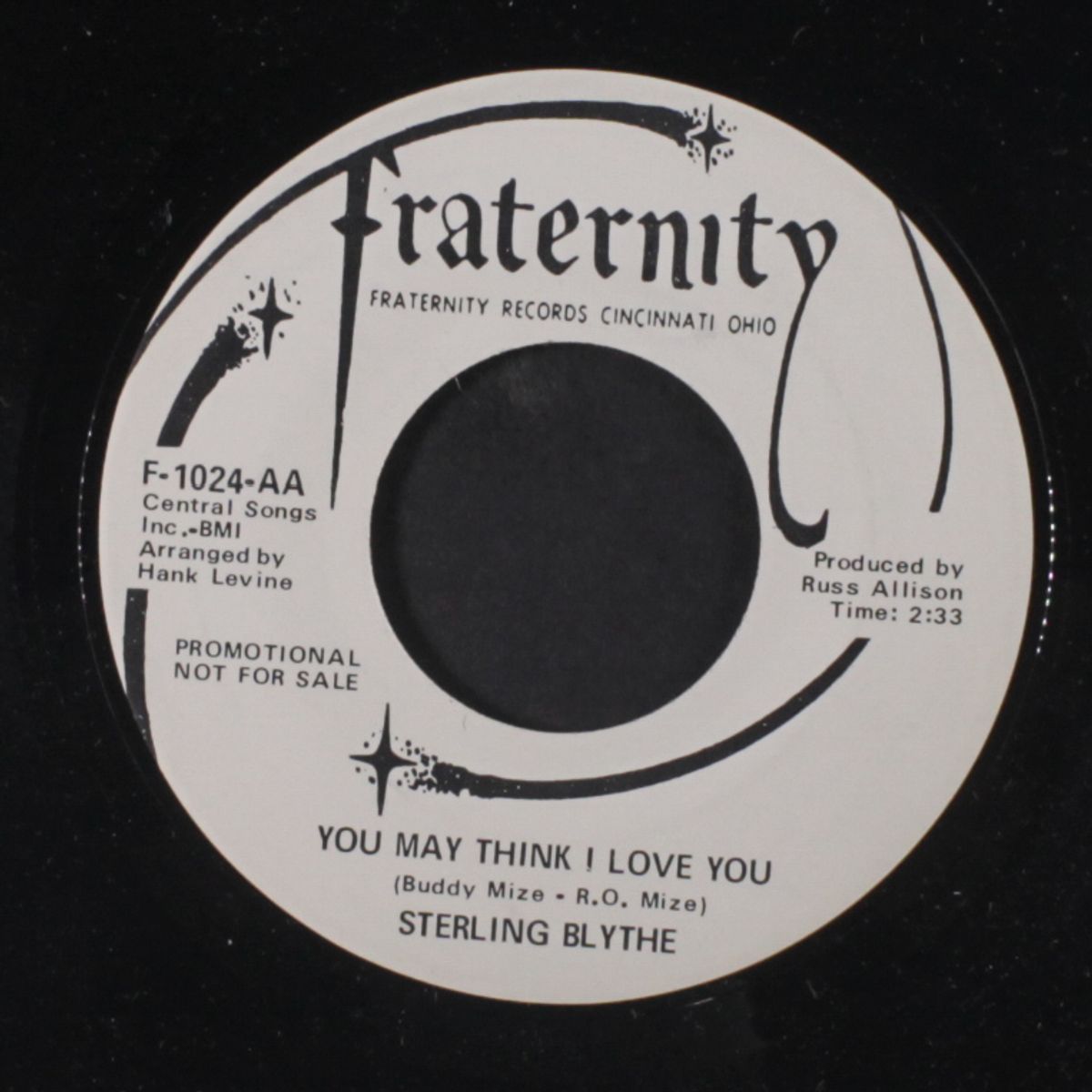 you may think i love you / how many by STERLING BLYTHE