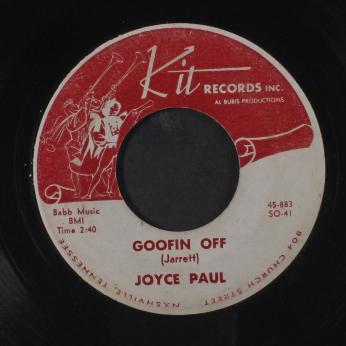 tell me the truth / goofin off by JOYCE PAUL & GROUP