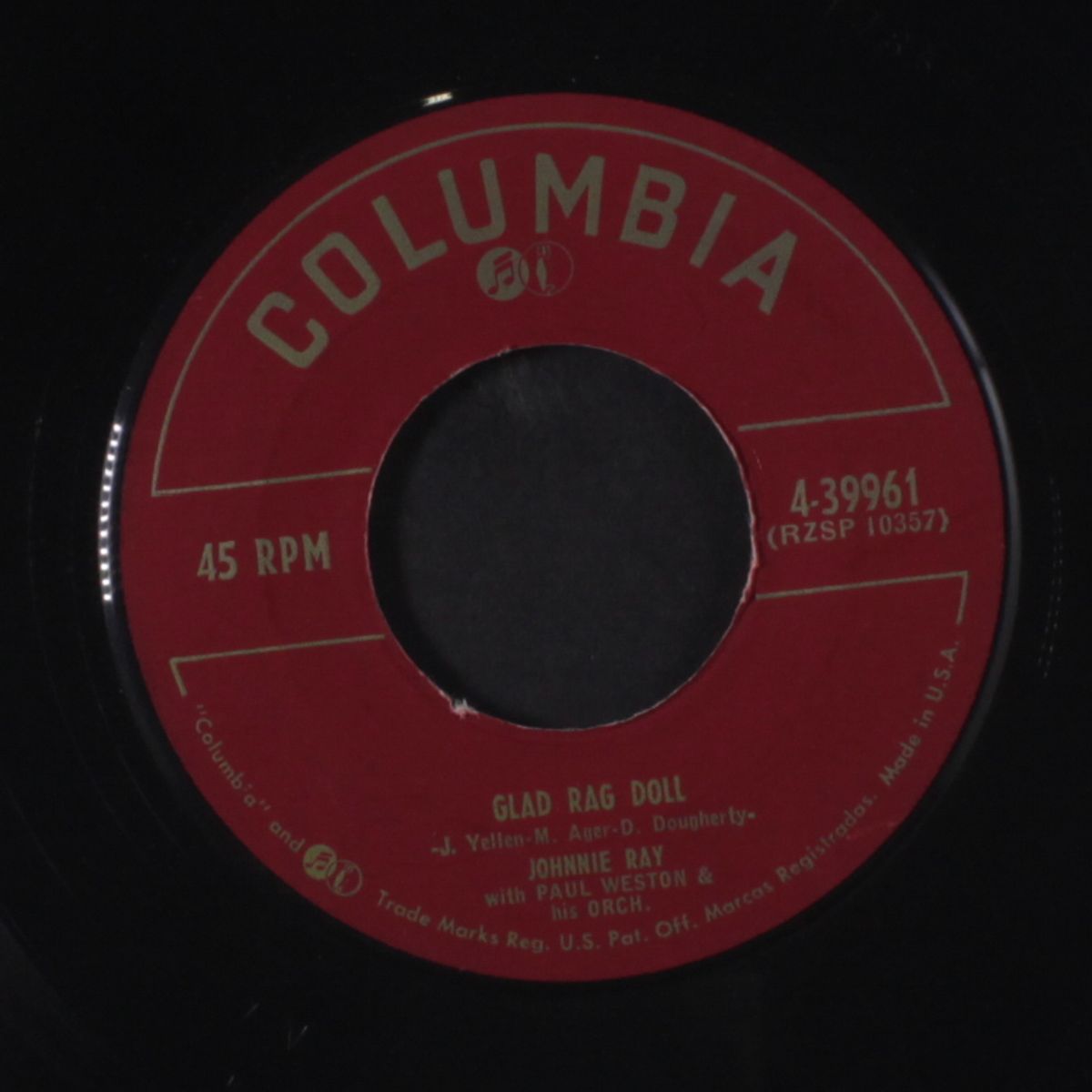 somebody stole my gal / glad rag doll by JOHNNIE RAY
