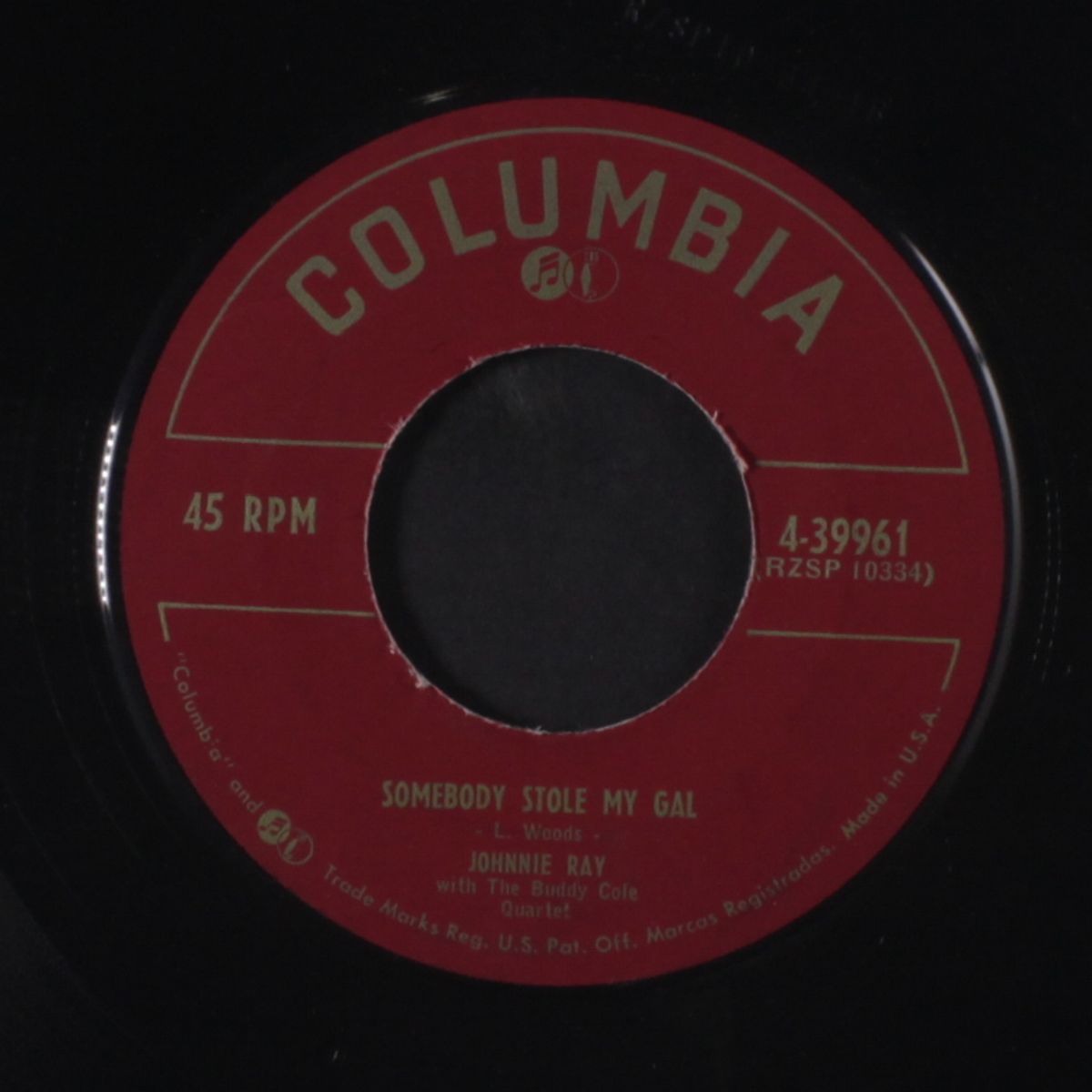 somebody stole my gal / glad rag doll by JOHNNIE RAY