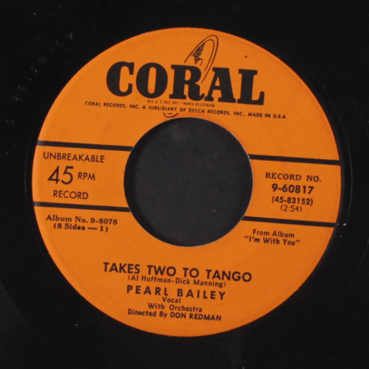 takes two to tango / let there be love by PEARL BAILEY