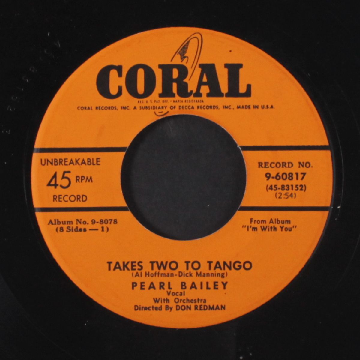takes two to tango / let there be love by PEARL BAILEY