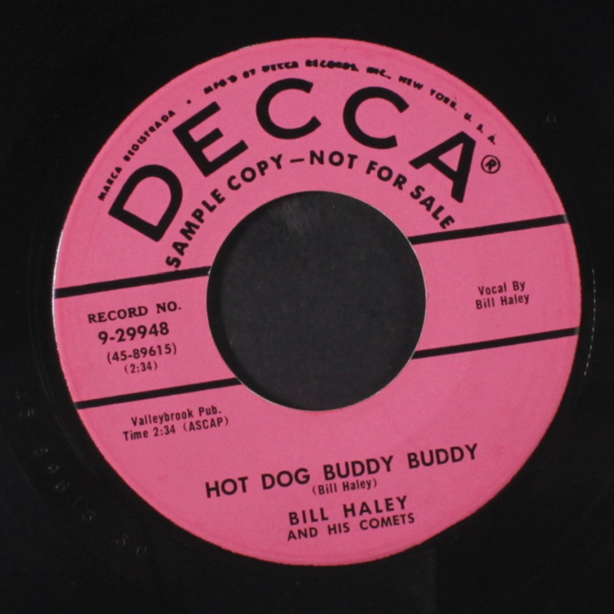 hot dog buddy buddy / rockin' through the rye by BILL HALEY