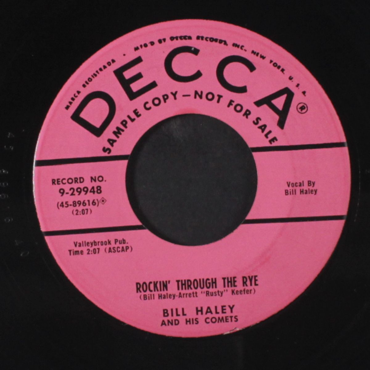hot dog buddy buddy / rockin' through the rye by BILL HALEY