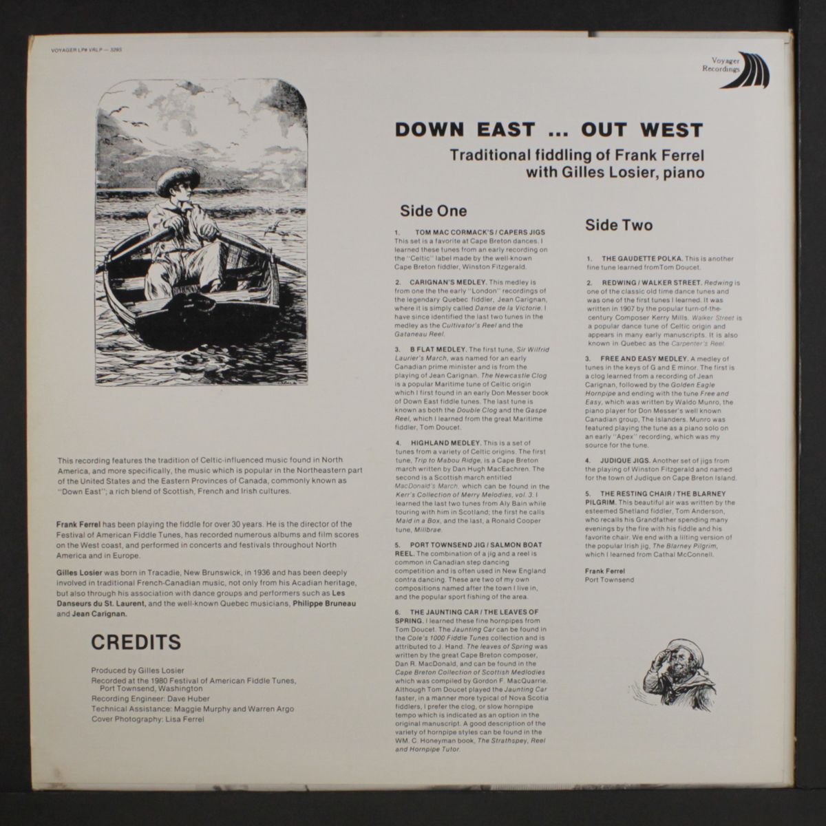 down east...out west by FRANK FERREL & GILLES LOSIER