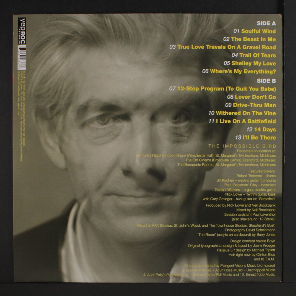 the impossible bird by NICK LOWE