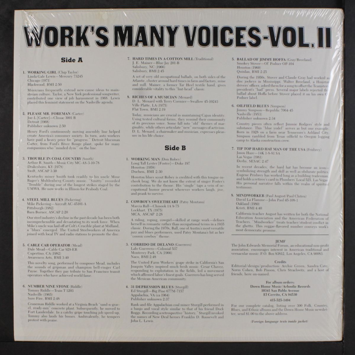 work's many voices, vol. 2 by VARIOUS