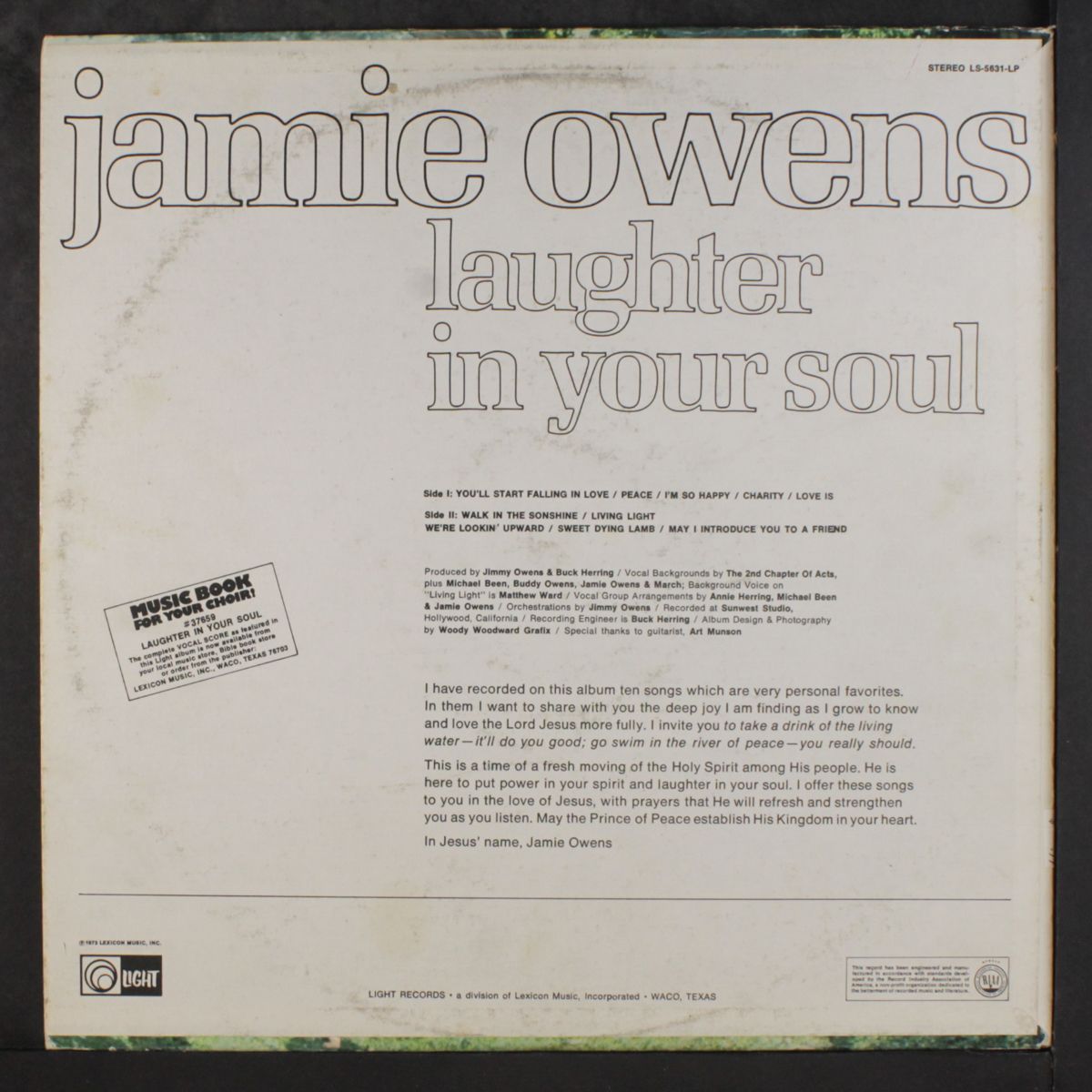 laughter in your soul by JAMIE OWENS