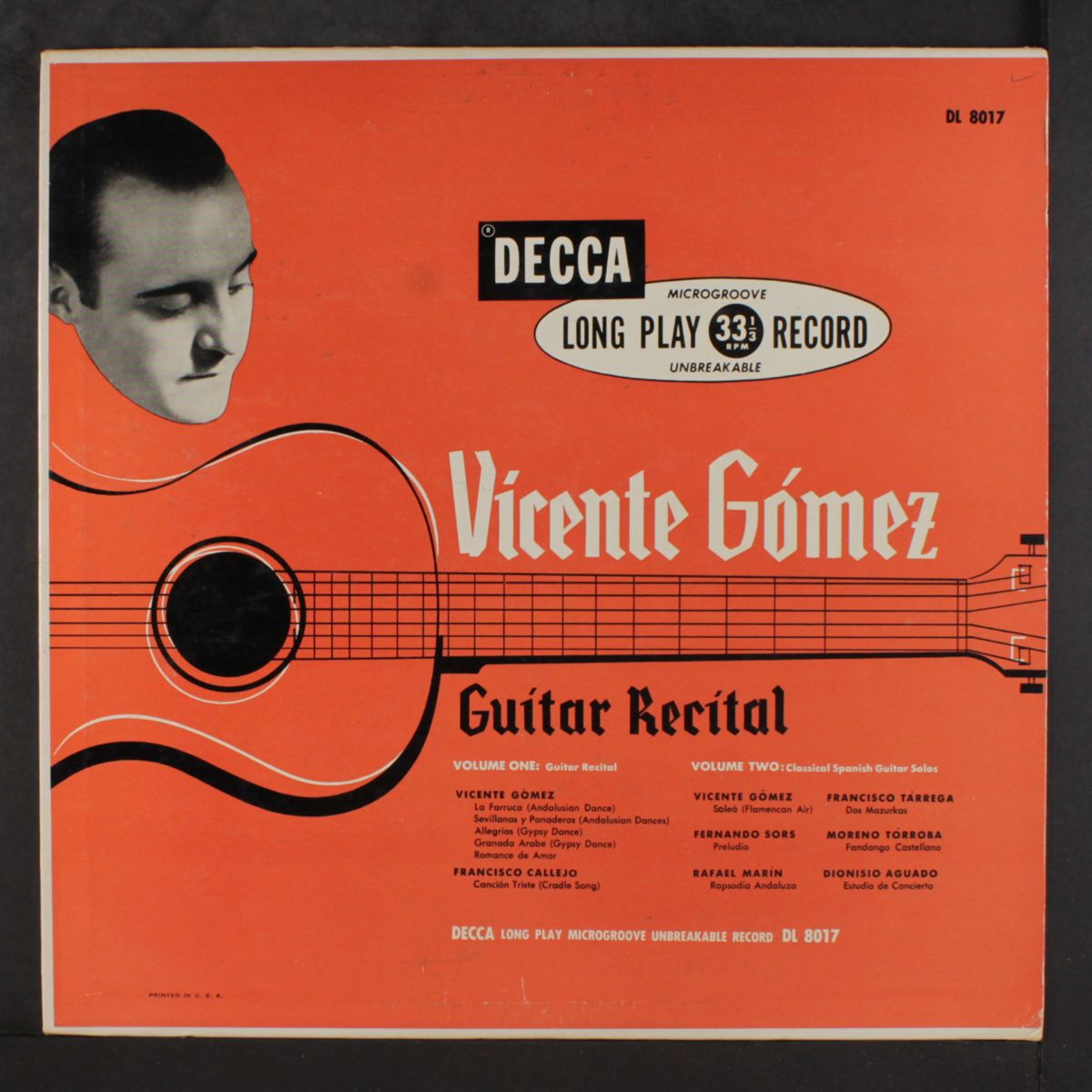 guitar recital by VICENTE GOMEZ