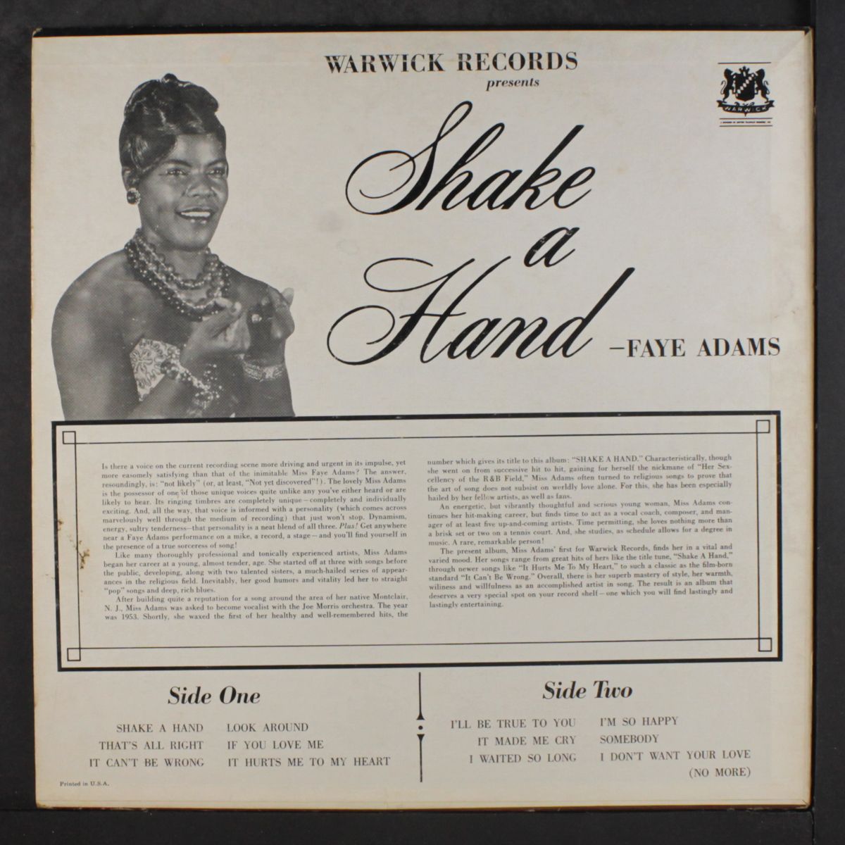 shake a hand by FAYE ADAMS