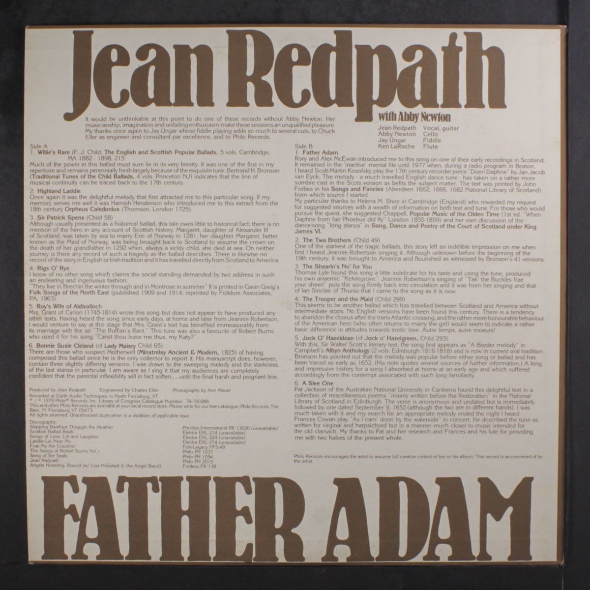 father adam by JEAN REDPATH