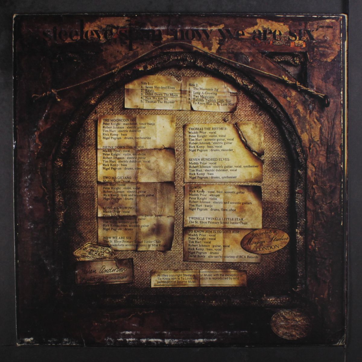 now we are six by STEELEYE SPAN