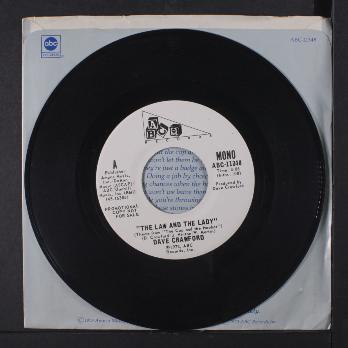 the law and the lady / mono by DAVE CRAWFORD
