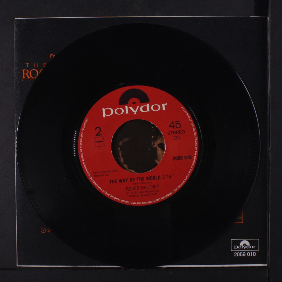 giving it all away / the way of the world by ROGER DALTREY