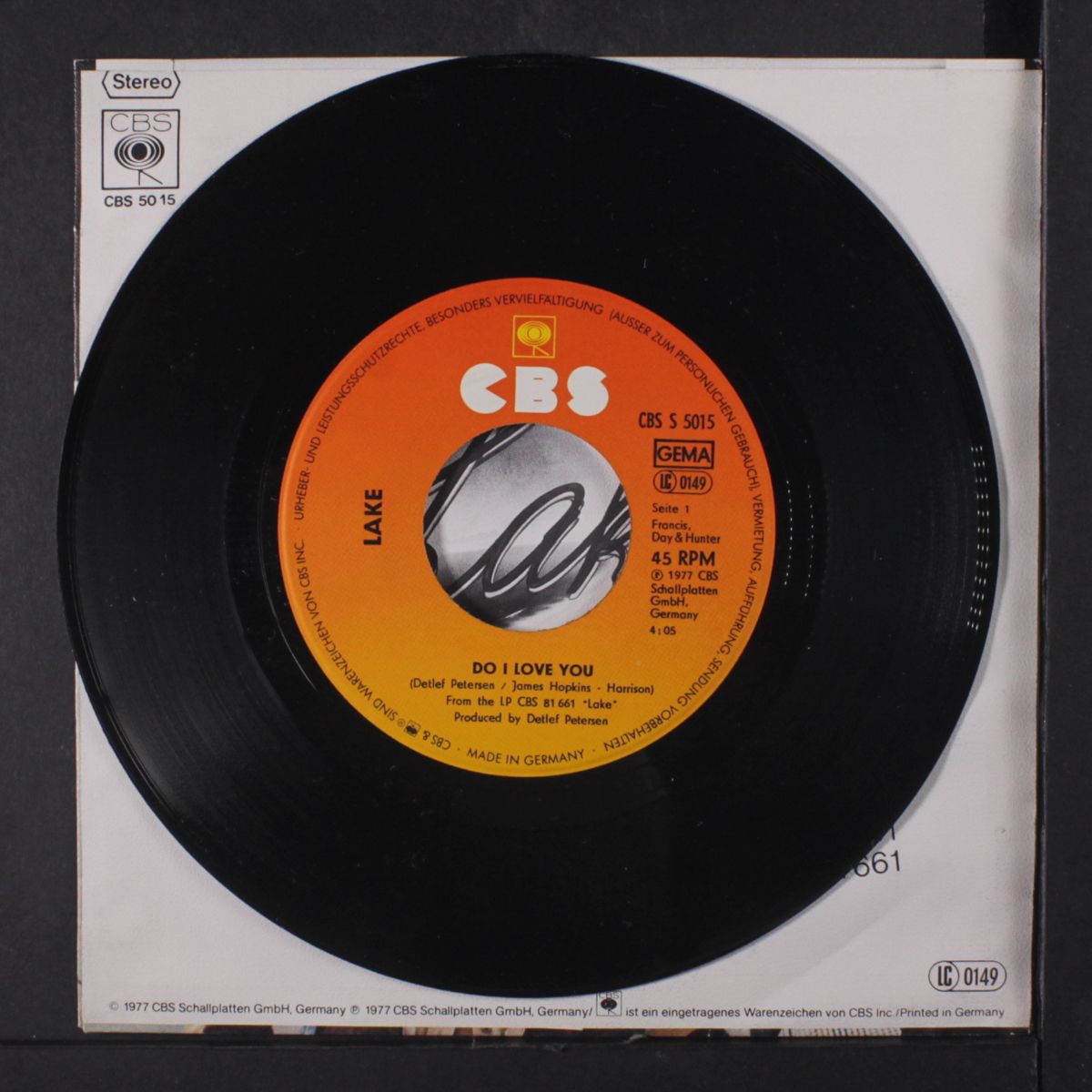 do i love you / key to the rhyme by LAKE