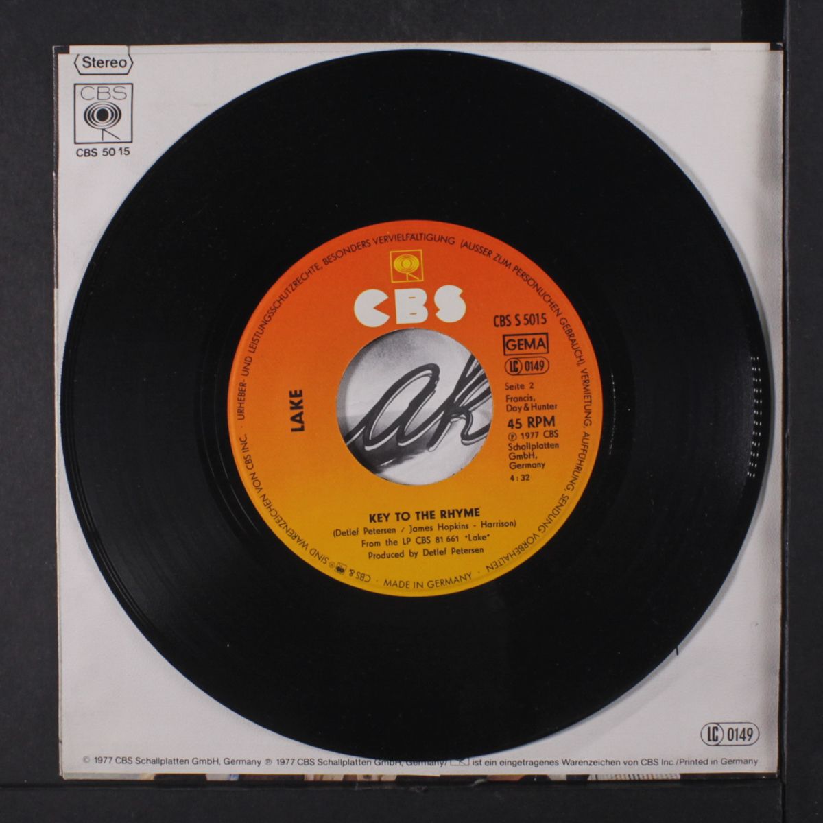do i love you / key to the rhyme by LAKE