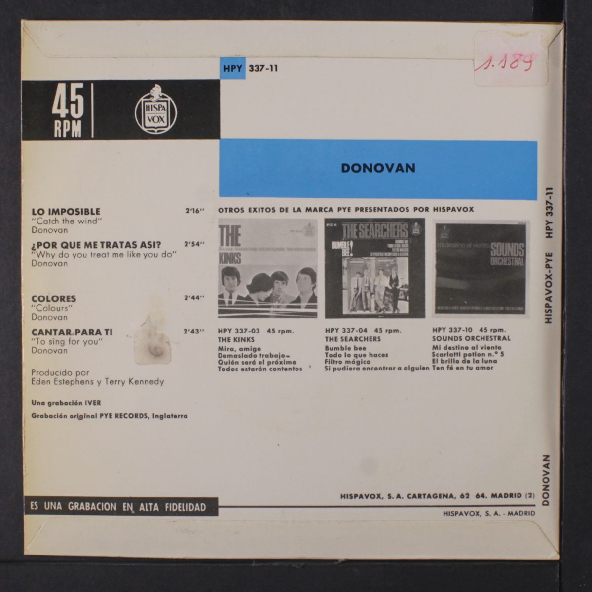 catch the wind + 3 by DONOVAN