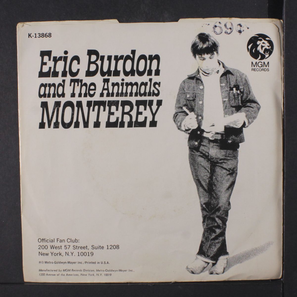 monterey / ain't it so by ERIC BURDON & ANIMALS