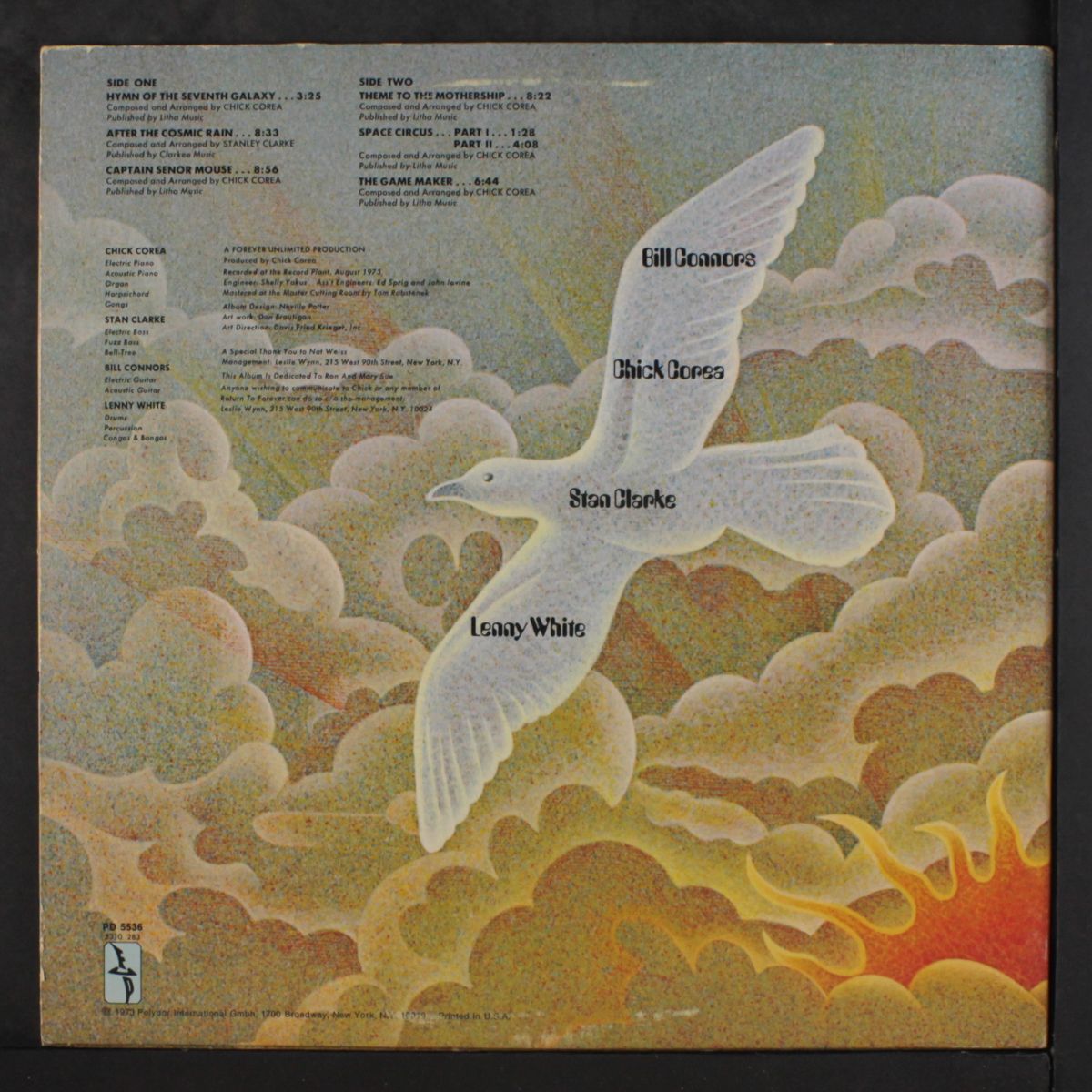 hymn of the seventh galaxy by RETURN TO FOREVER