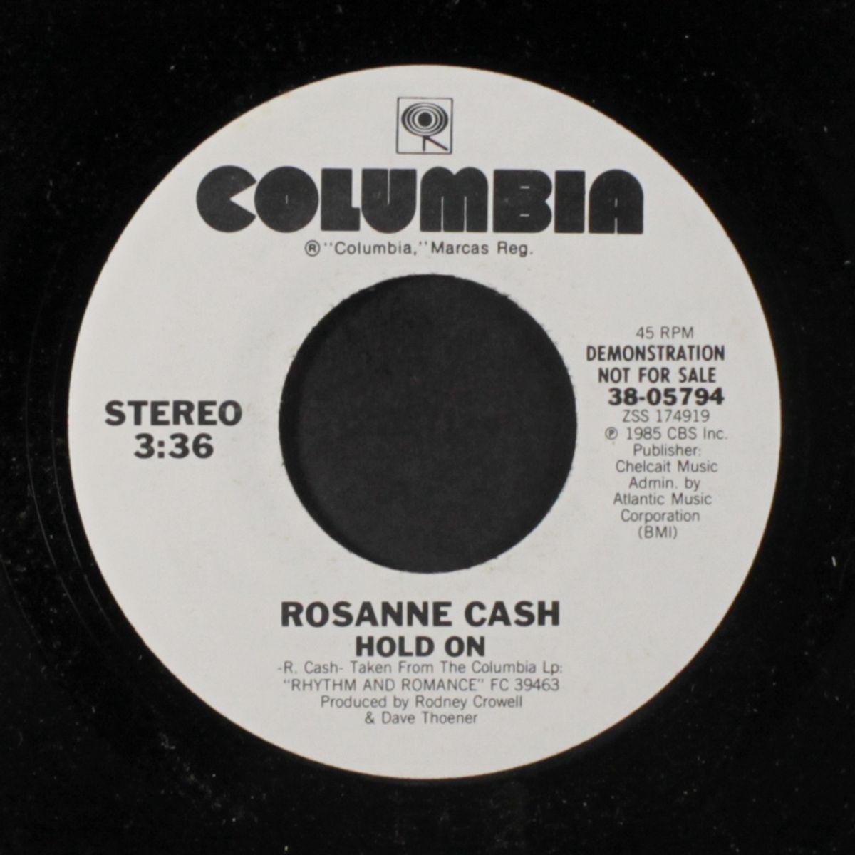 hold on / same by ROSANNE CASH