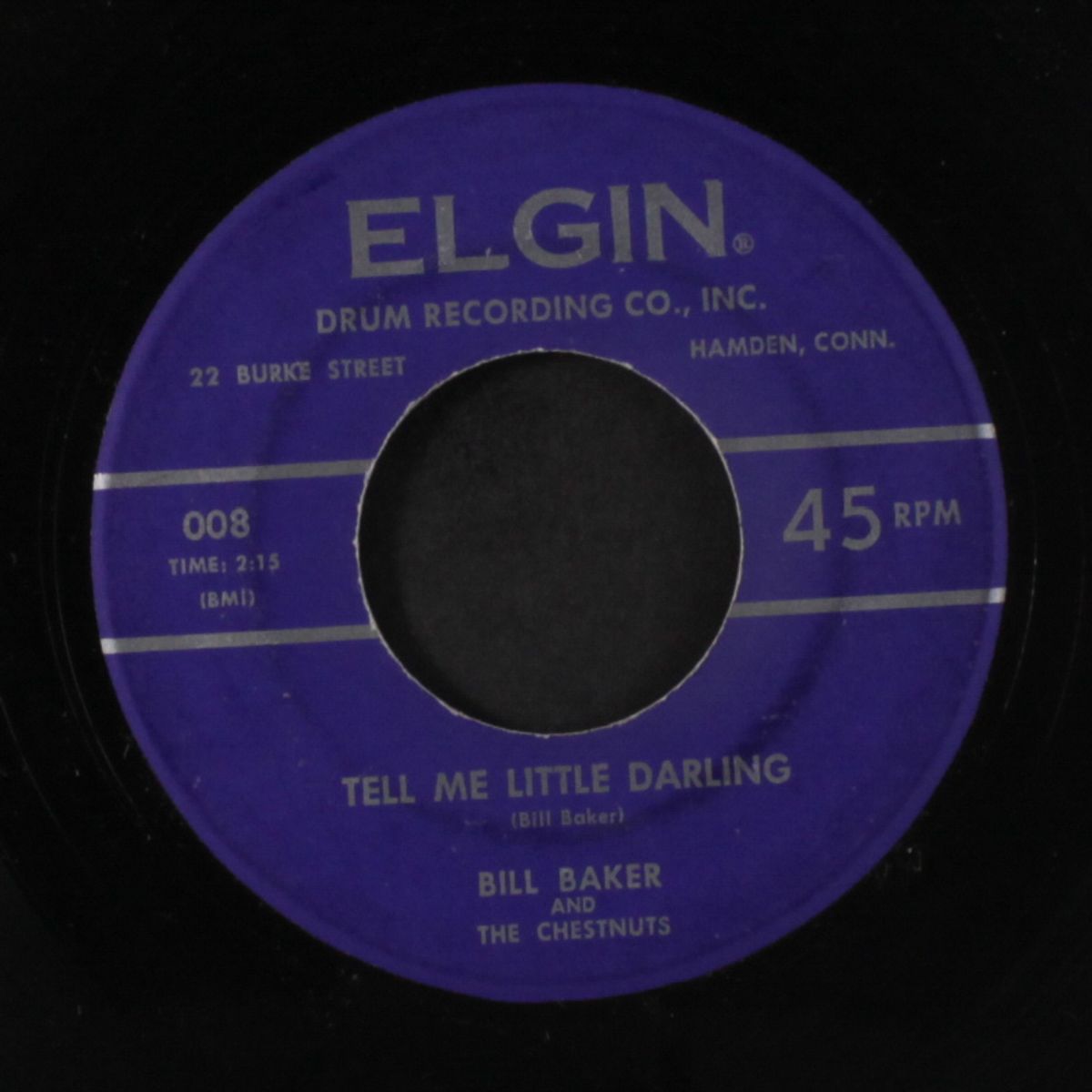 won't you tell me my heart / tell me little darling by BILL BAKER & CHESTNUTS