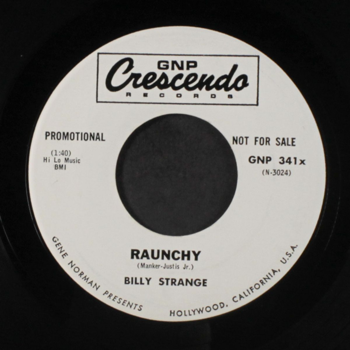 raunchy / man with the golden arm by BILLY STRANGE