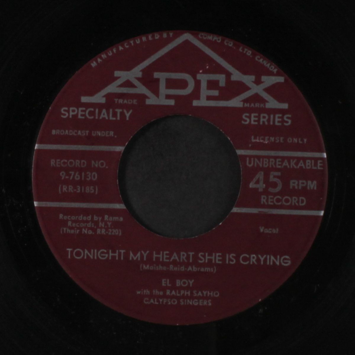 jack, jack, jack / tonight my heart she is crying by EL BOY