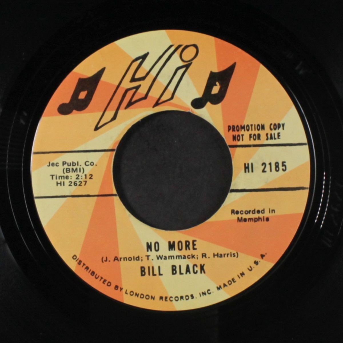 closin' time / no more by BILL BLACK