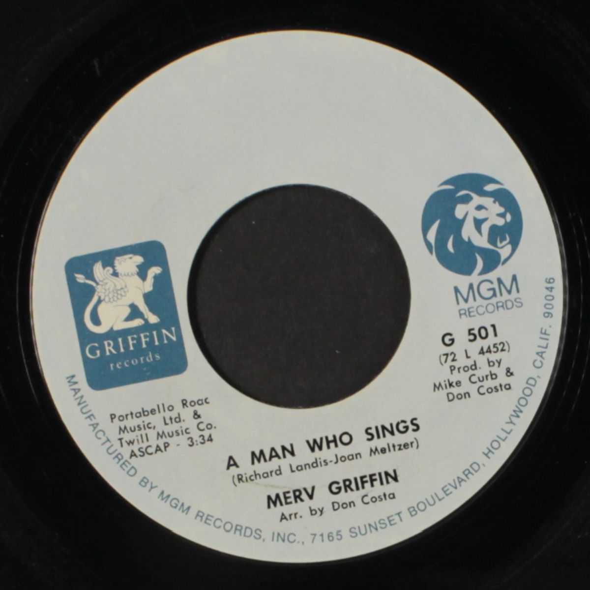 happy to know you / a man sings by MERV GRIFFIN