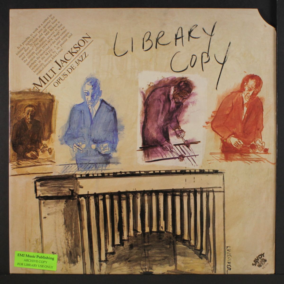 opus de jazz by MILT JACKSON