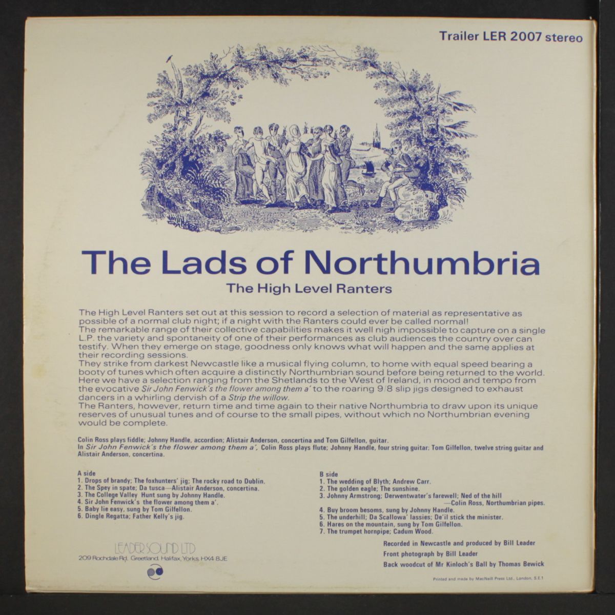 the lads of northumbria by HIGH LEVEL RANTERS