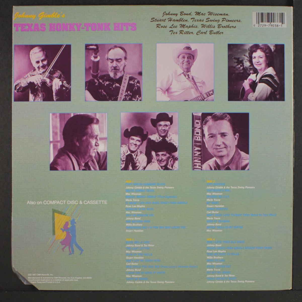 texas honky-tonk hits by JOHNNY GIMBLE