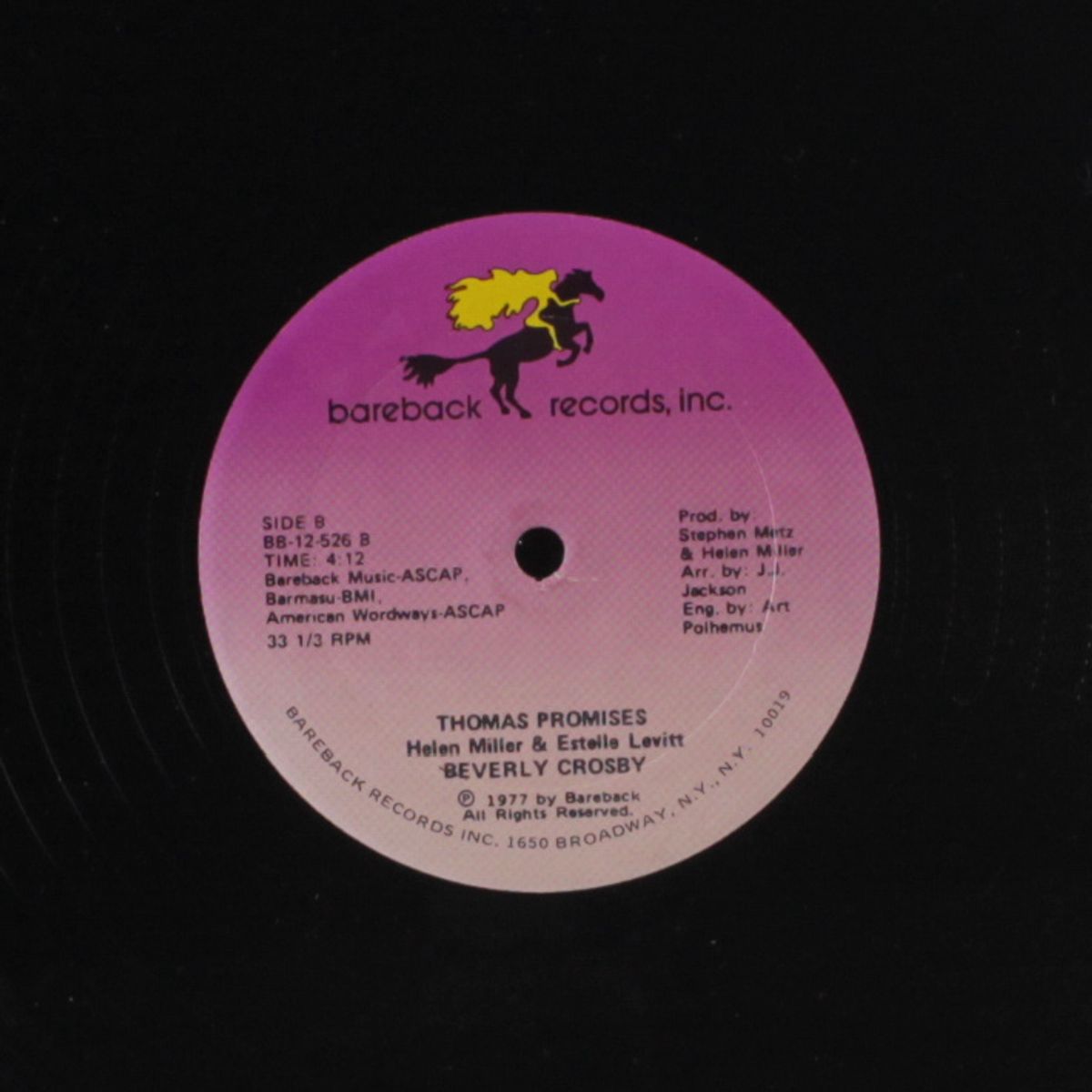 you can be my lover / thomas promises by BEVERLY CROSBY