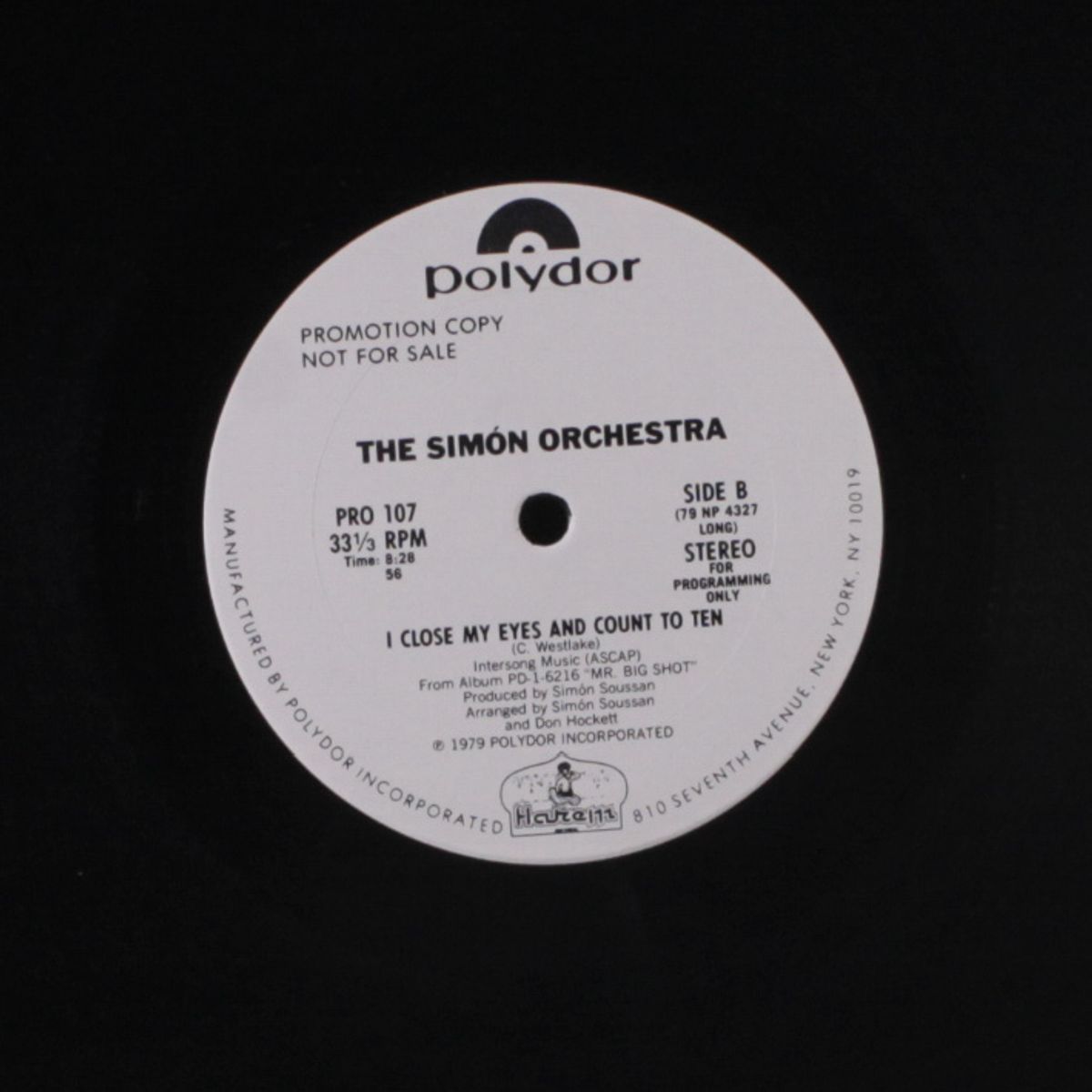 mr. big shot / i close my eyes and count to ten by SIMON ORCHESTRA