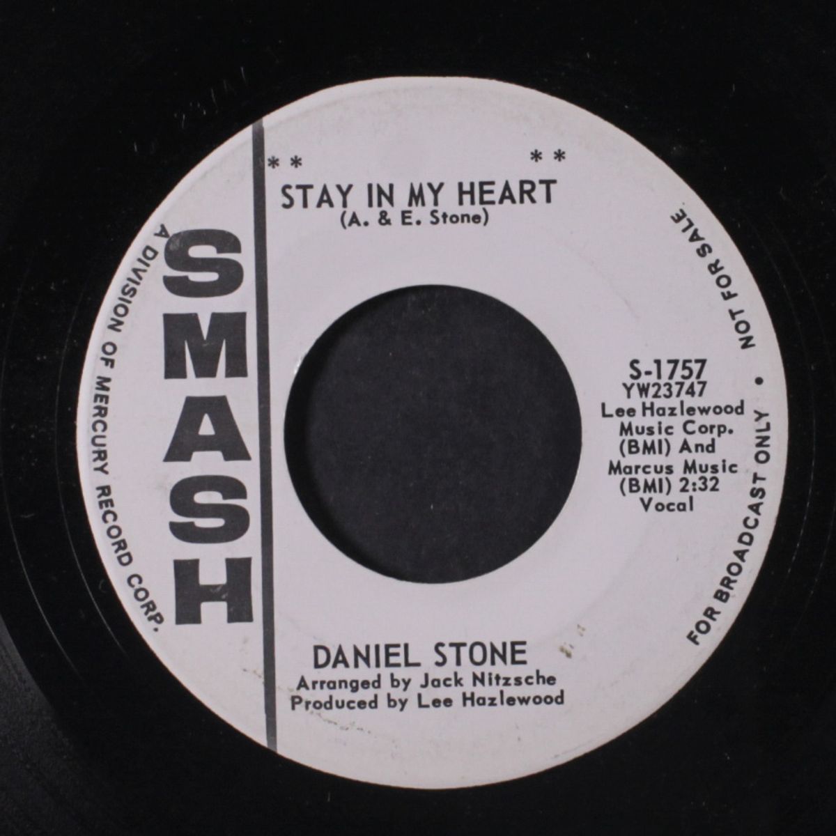 stay in my heart / catch me by DANIEL STONE
