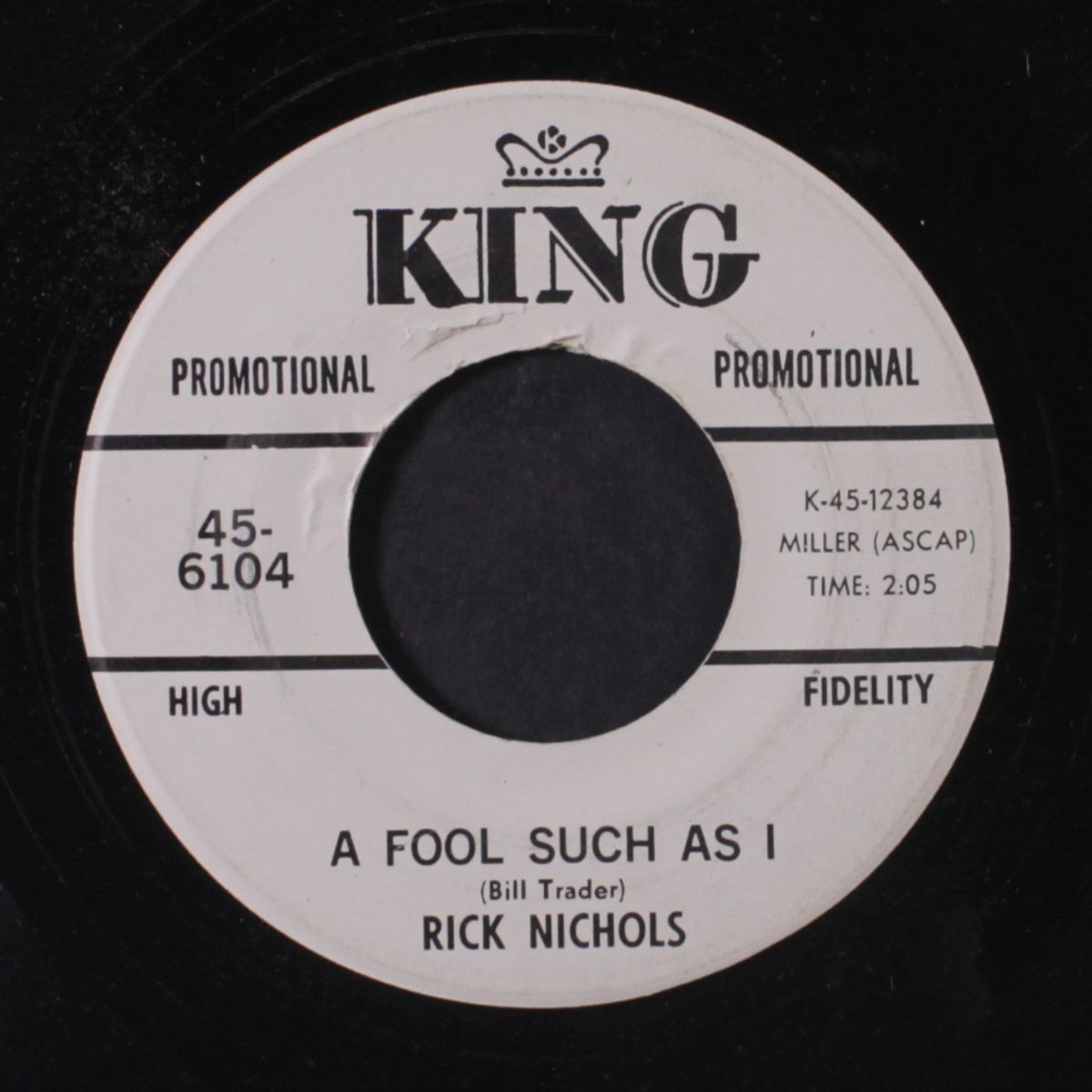love talk / a fool such as i by RICK NICHOLS