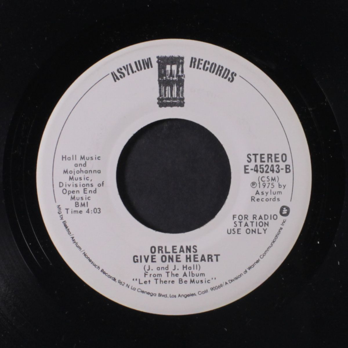 let there be music / give one heart by ORLEANS