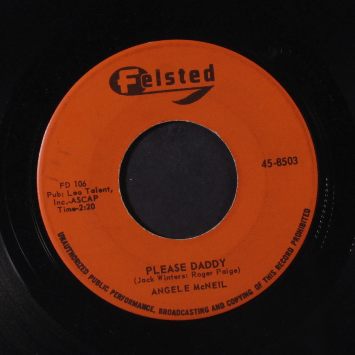can you tell me why / please daddy by ANGELE MCNEIL & GROUP